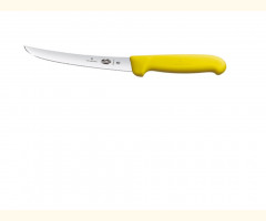 5" Yellow Boning Knife Wide Curved Blade 